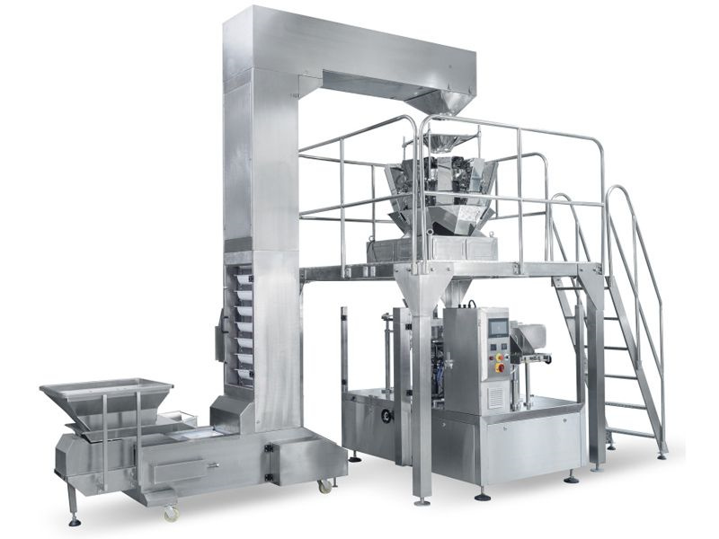 Granule Rotary Packing Machine For Retort Pouch