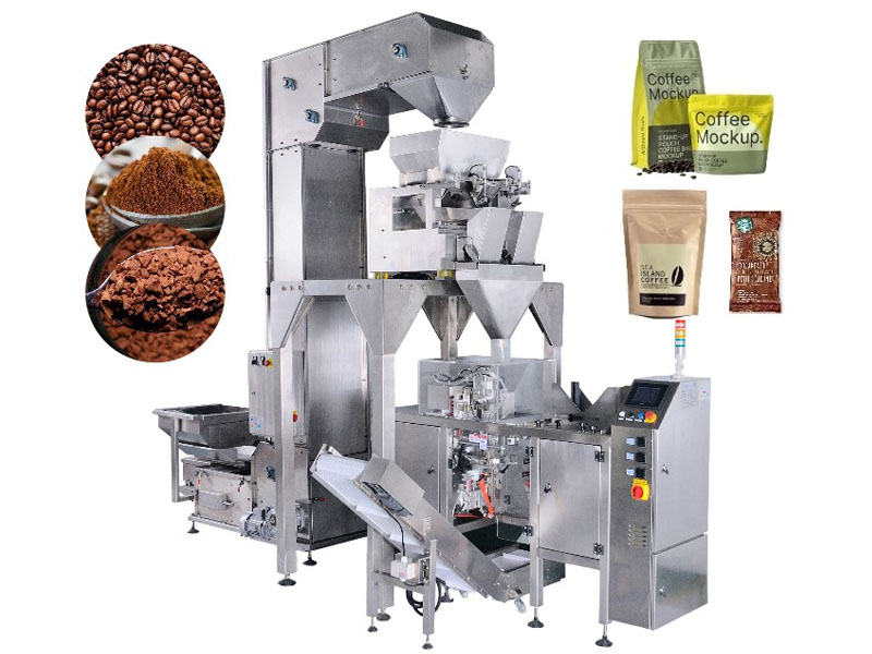 Automatic Coffee Beans Pre Made Pouch Mini Doypack Machine