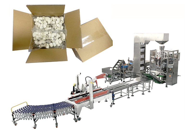 Pvc Ppr Pipe Fittings Automatic Packing Machine Cartooning Machine