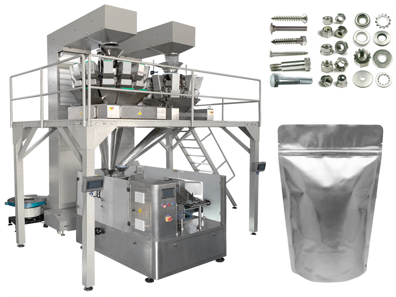 Standing Pre Made Pouch Nails Screws Fasteners Packaging Machine